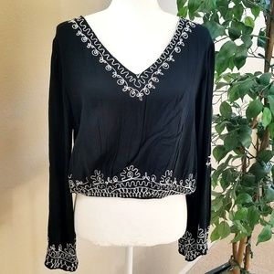 Cropped boho top 🍁🍃